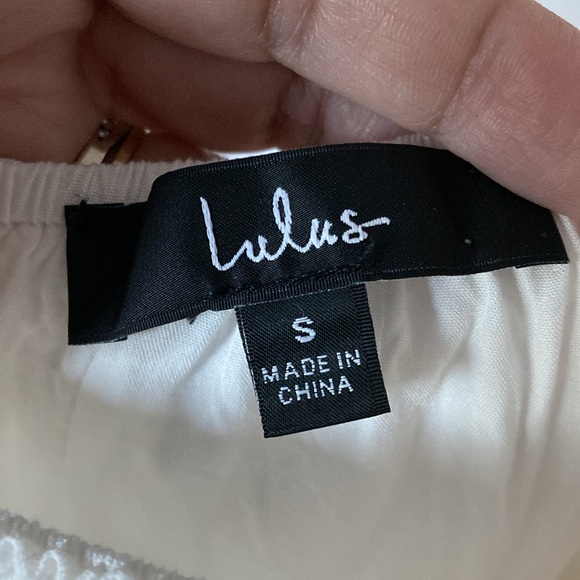 Lulu’s Mini Puff Sleeve Dress - Picture 7 of 9